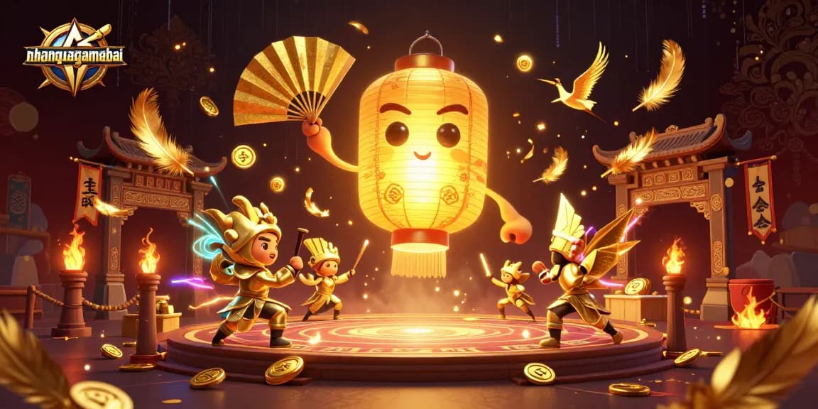 Engage in thrilling Callbreak strategy with nhanquagamebai at a vibrant night market casino.