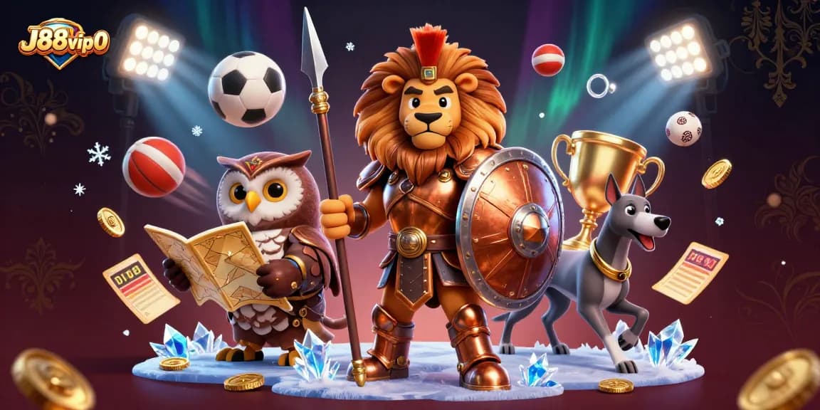 Bet on wins with J88vip0 in an engaging casino adventure featuring dynamic characters and thrilling elements.