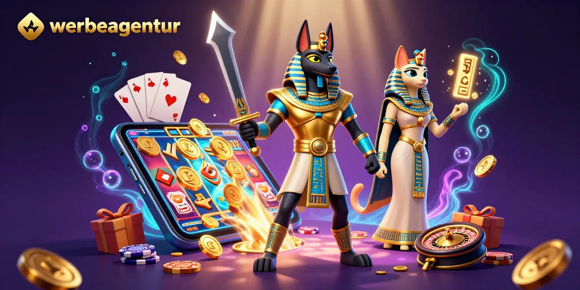 Experience thrilling gaming with werbeagentur illustrated by a vibrant 3D casino scene