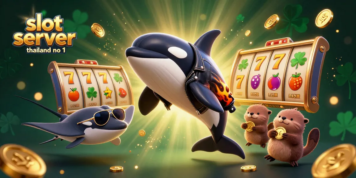 Watch the colorful action at slot server thailand no 1 with fun characters in a vibrant jackpot-themed scene.