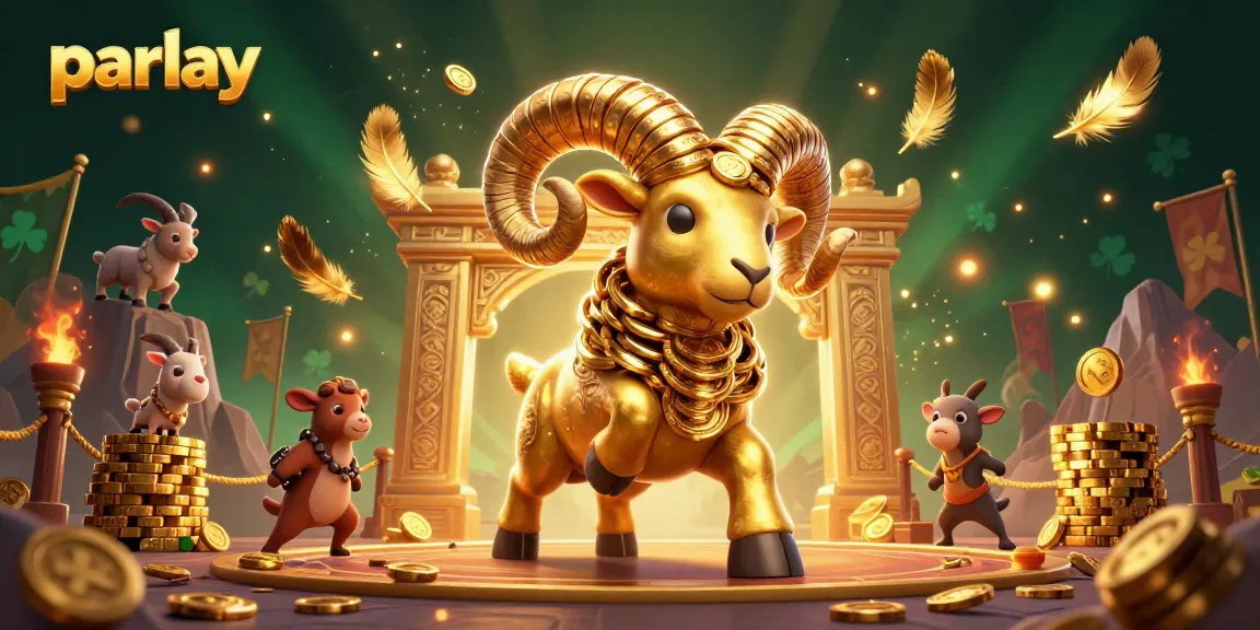 Bet on your winning parlay strategy with a dynamic scene of gold and excitement!