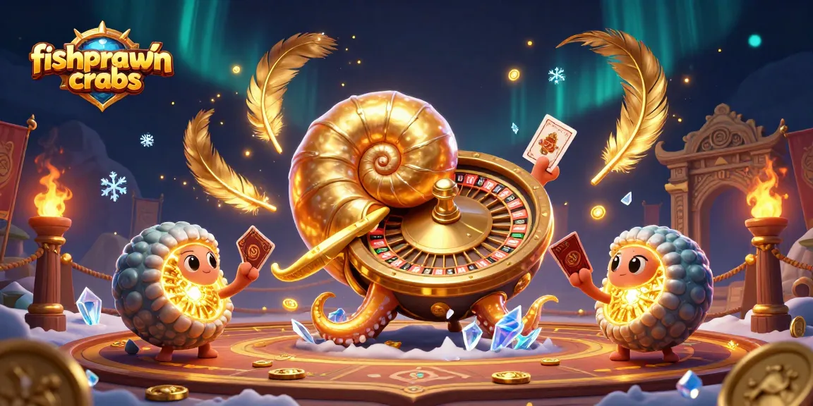Spin the reels with fishprawncrabs in an exciting 3D casino environment featuring a nautilus roulette.
