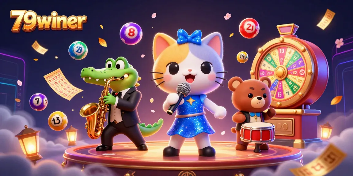 Play and win at 79winer with vibrant casino characters and exciting gaming elements.
