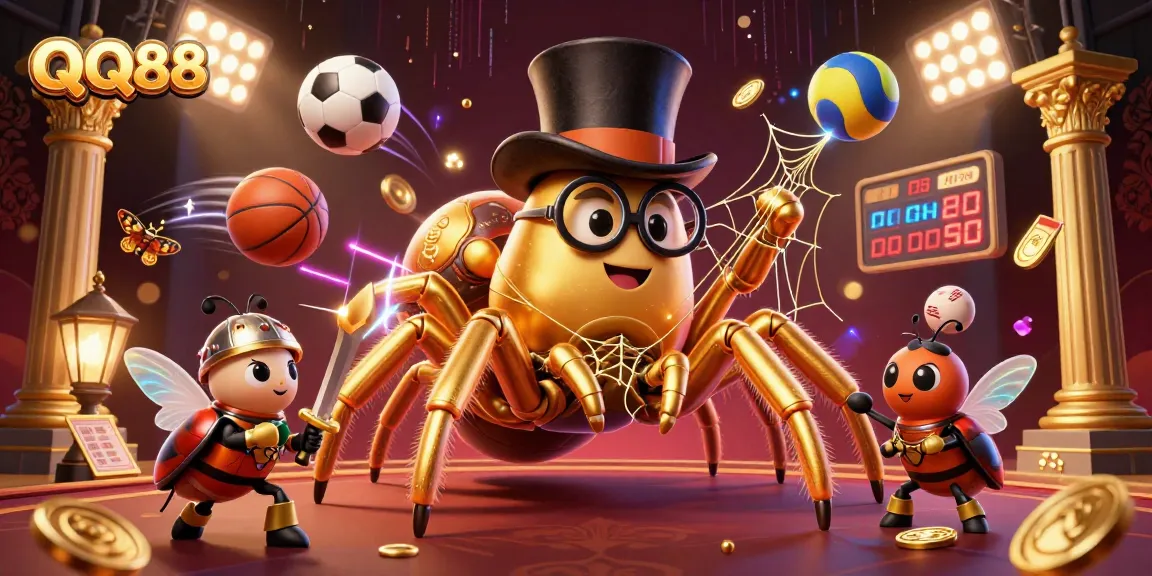 Experience high-stakes gambling at QQ888 with dynamic betting elements and vibrant casino visuals.