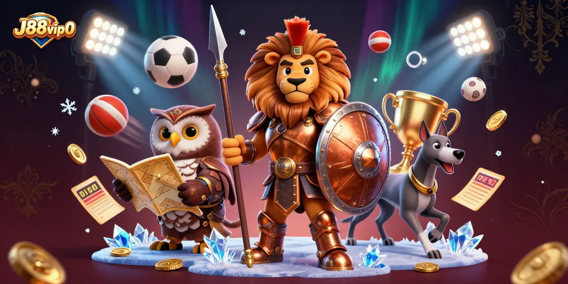 Bet on wins with J88vip0 in an engaging casino adventure featuring dynamic characters and thrilling elements.