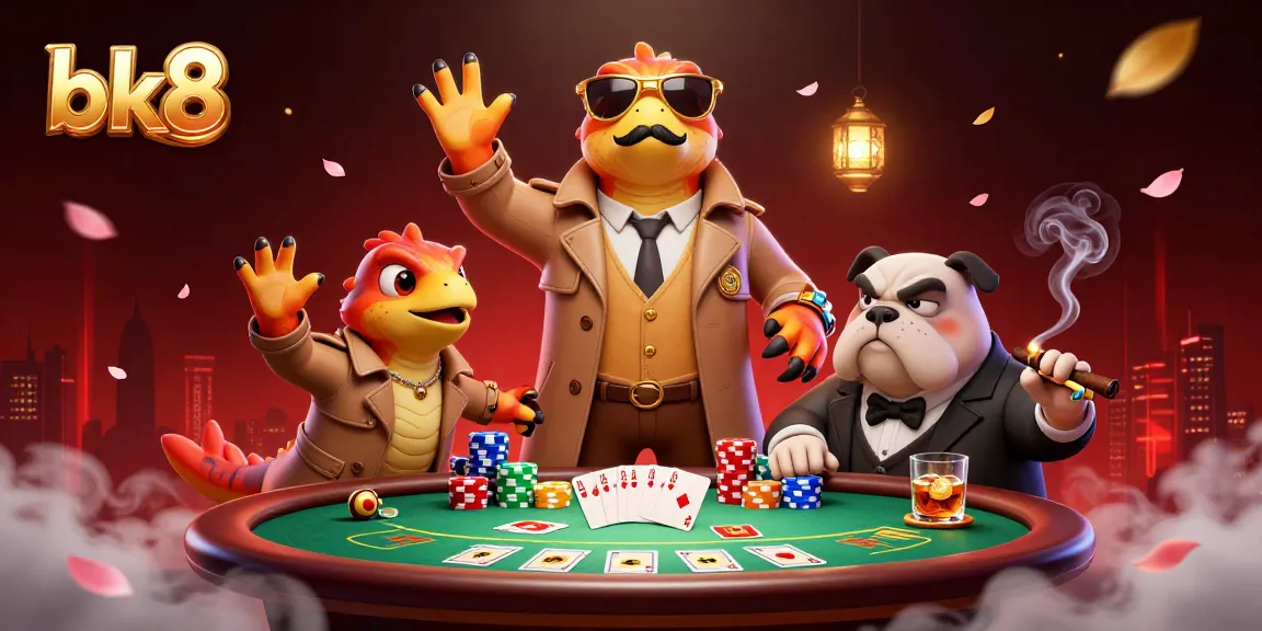 Experience the thrill of bk8 with cartoon raptors sneaking into a VIP casino lounge.