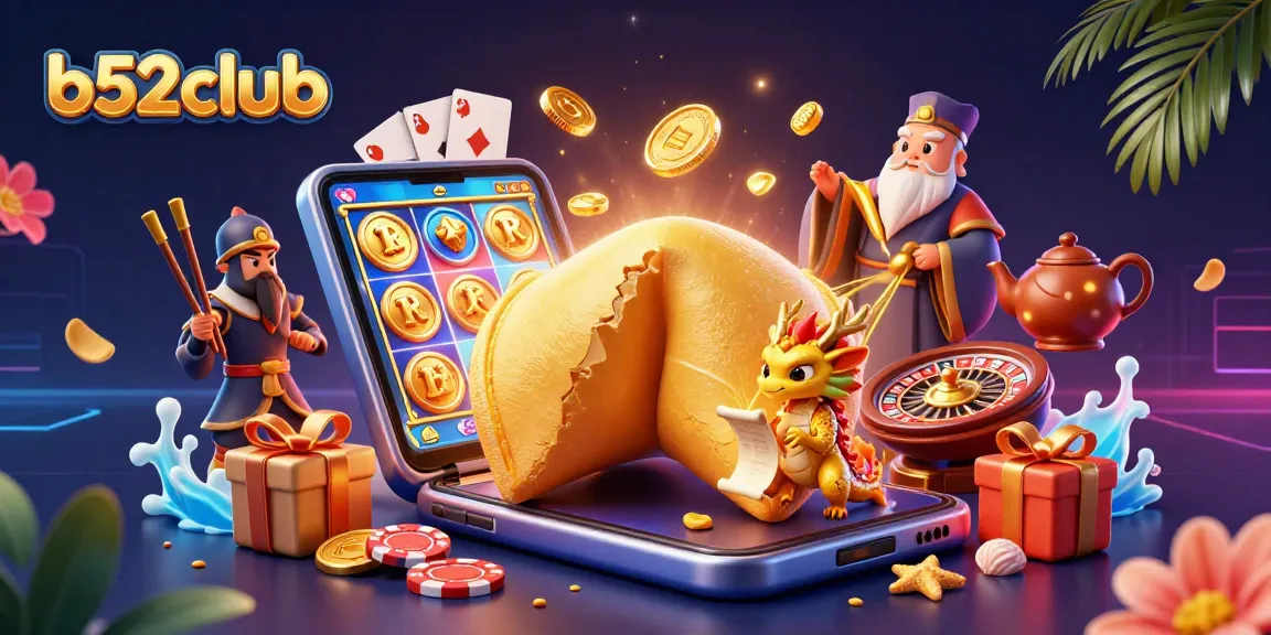 Experience thrilling gameplay at b52club with vibrant symbols, golden coins, and dynamic characters.