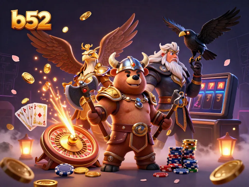 Engage with exciting b52 casino adventures, featuring dynamic characters and dazzling game elements.