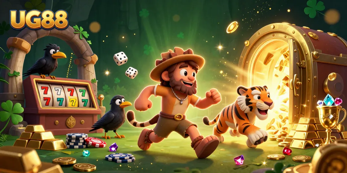 Engage in thrilling gameplay at UG88's immersive prehistoric casino featuring enchanting game elements.