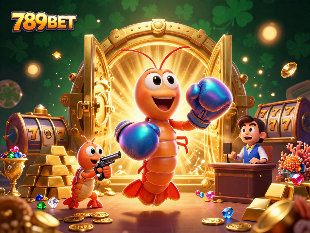 Engage with thrilling bets at 789BET, showcasing vibrant gambling elements rich in treasure and excitement.