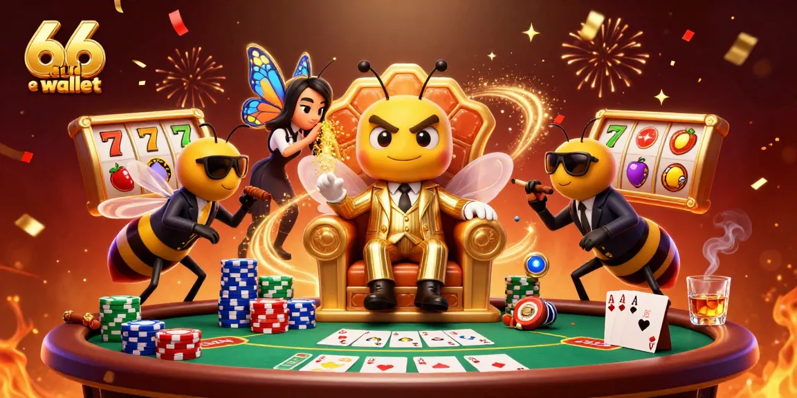 Experience thrilling gameplay with 66 aud e wallet in this vibrant casino scene featuring mobile pokies.