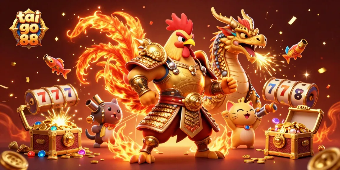 Engage in thrilling gameplay and excitement at tai go 88 with vibrant 3D casino characters and elements.