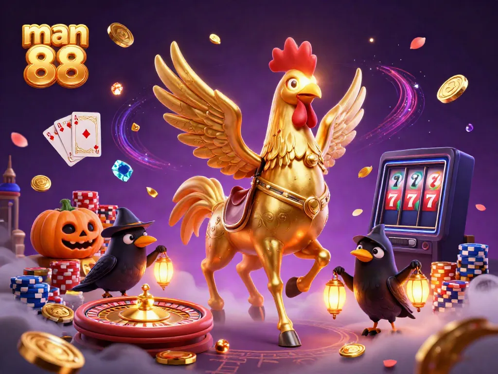 Experience exhilarating gaming adventures with man 88, showcasing vibrant casino elements wrapped in excitement.