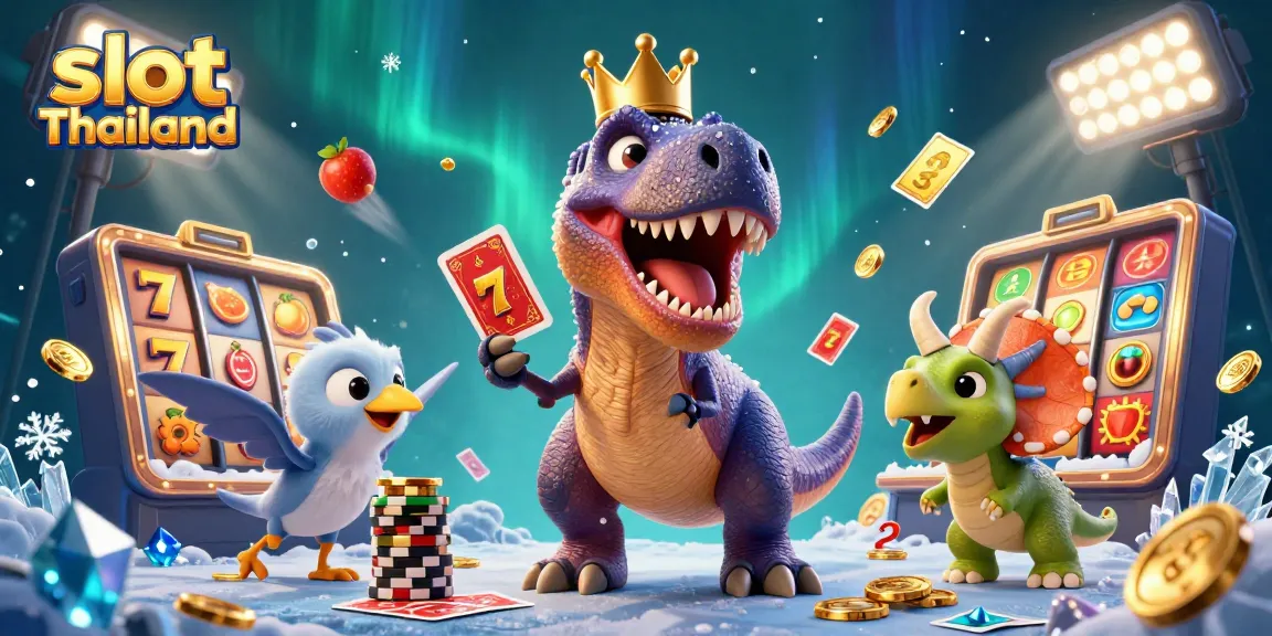 Permainan slot Thailand yang menampilkan karakter lucu dalam ilustrasi 3D yang penuh aksi.