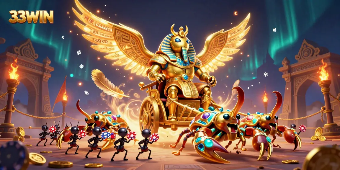 Engage with thrilling moments at 33WIN online casino, showcasing a dynamic 3D illustration of vibrant gaming characters.