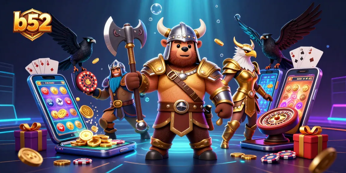 B52 bears exciting gaming experiences with vibrant slots and captivating casino action.