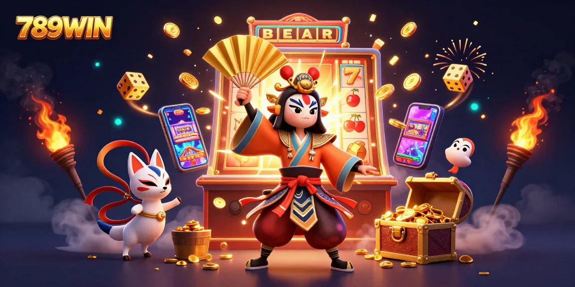 Experience the thrilling excitement of 789WIN's jackpot with an explosive casino scene.