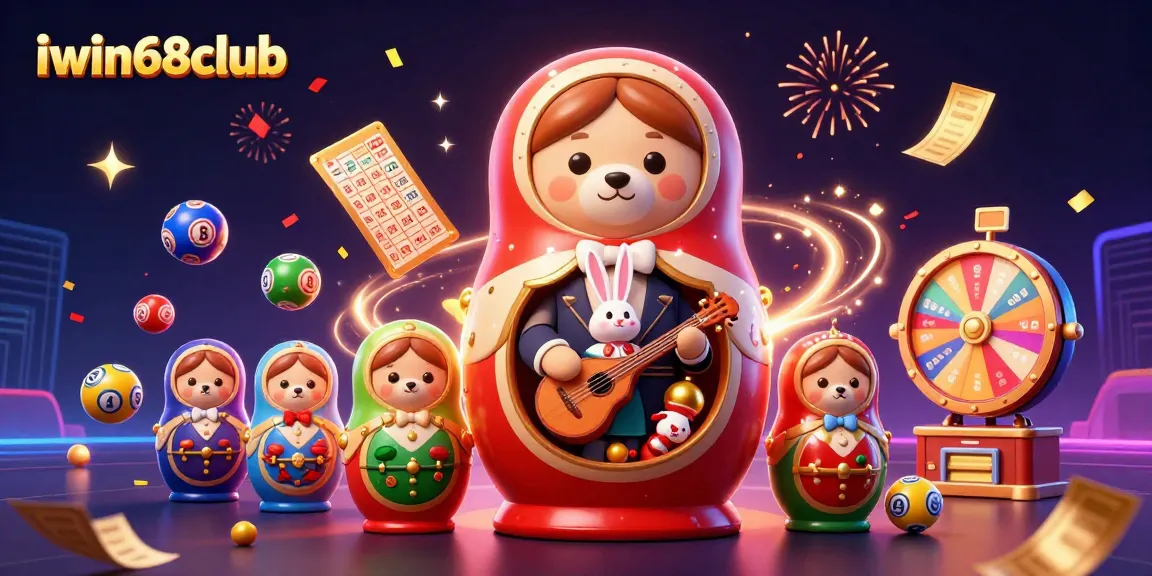 Engage with iwin68club as vibrant bears celebrate casino thrills amid lively gaming elements.