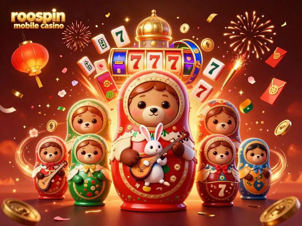 Experience the thrill of roospin mobile casino with vibrant 3D characters and dynamic game visuals.