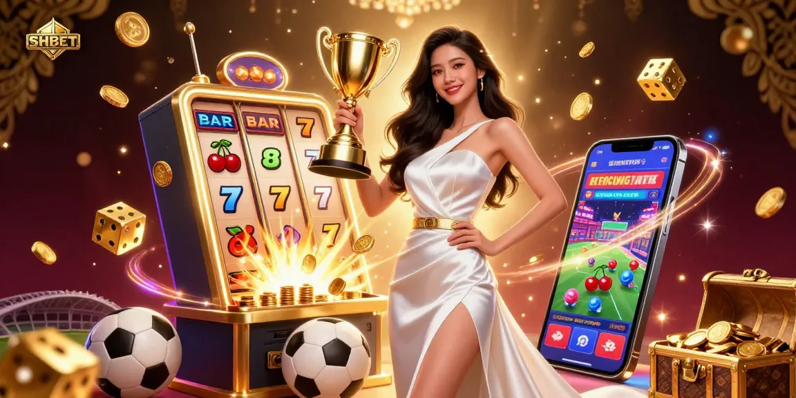 Experience the thrill of SHBET winning with dynamic sports betting and casino elements bursting with excitement.