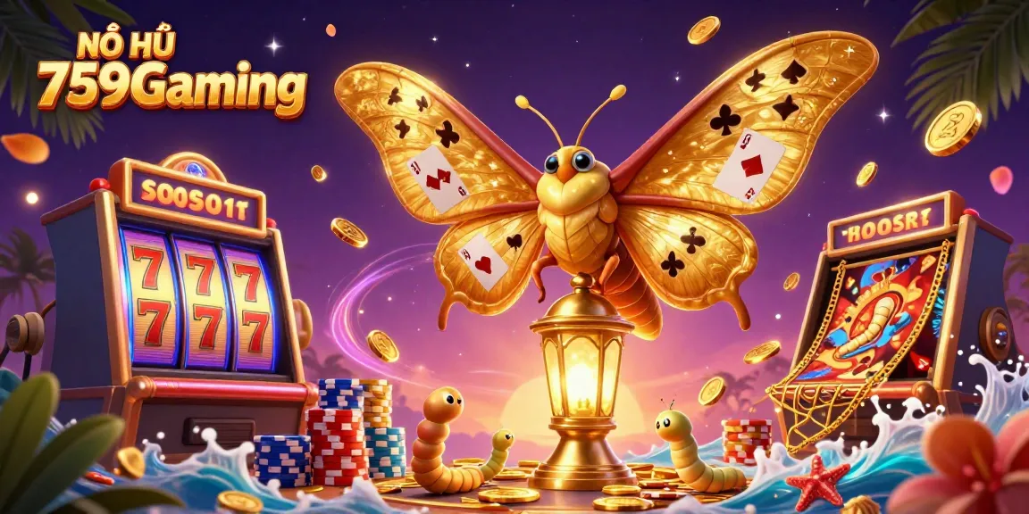 NỔ HŨ 759Gaming showcases an exciting slot game experience with vibrant casino elements.