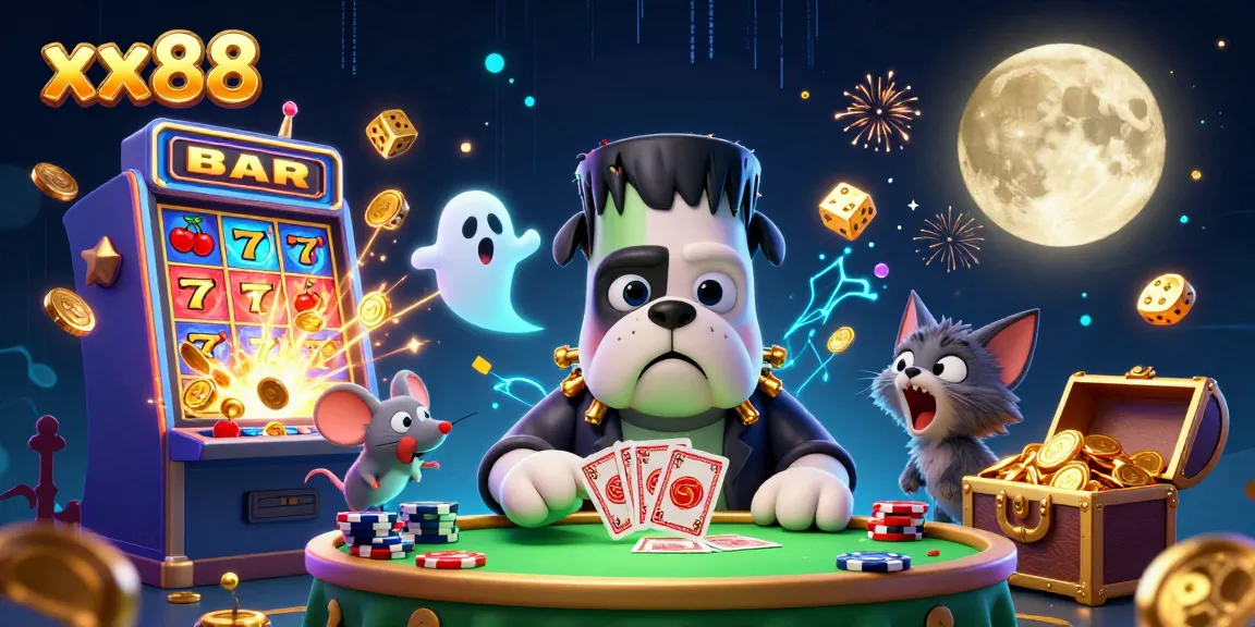 Play exciting card games with xx88, featuring vibrant characters and dynamic casino elements in a captivating scene.