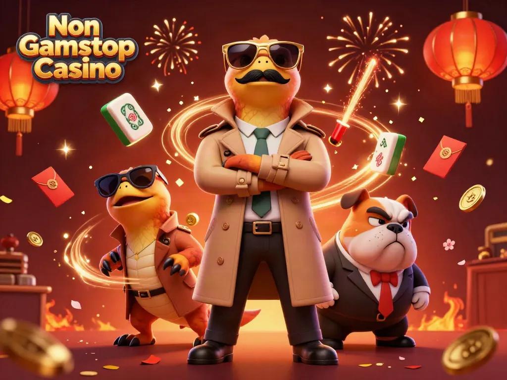 Experience the thrilling atmosphere of a Non Gamstop Casino as raptors try to sneak into a VIP lounge.