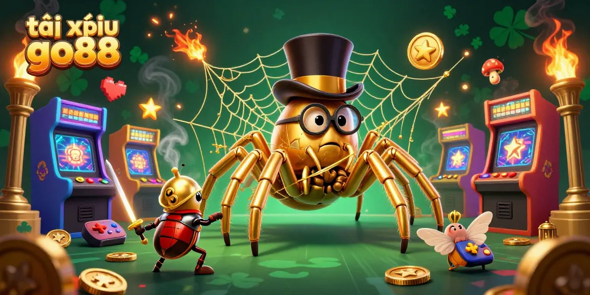 Strategize your gameplay with tài xỉu go88 in a vibrant, casino-themed 3D illustration.