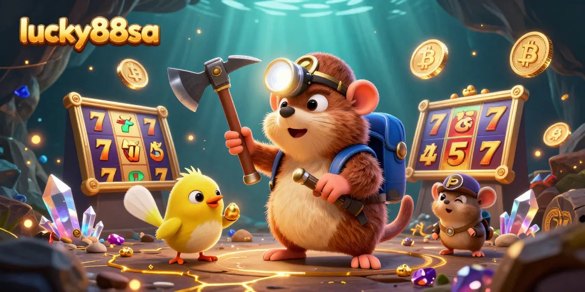 Players win big at lucky88sa with captivating slot scenes featuring a treasure hunter.