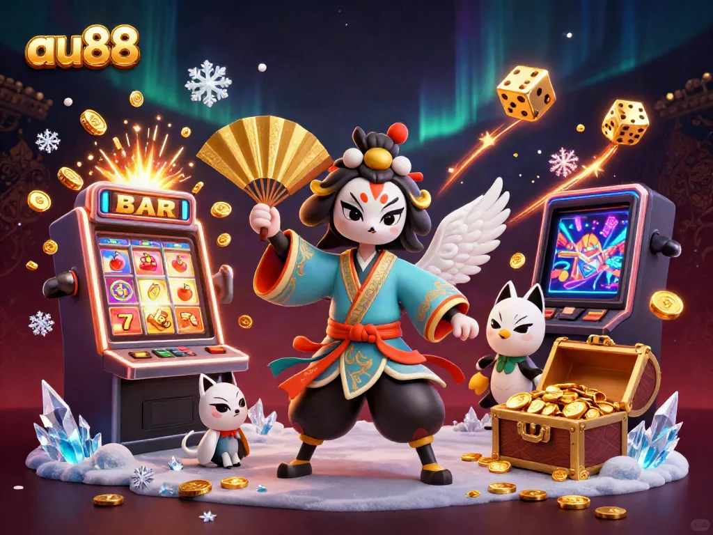Experience the excitement of au88 casino with vibrant characters and dynamic game elements bursting with energy.