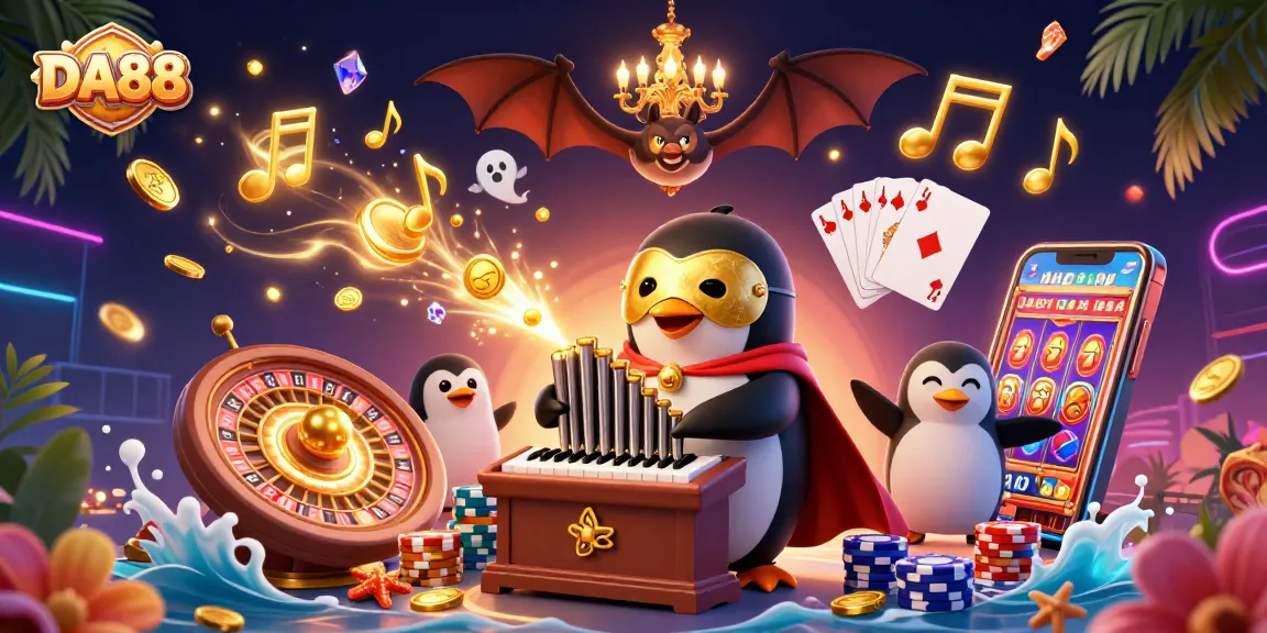 Engage with DA88 at the vibrant casino scene featuring exuberant gameplay with enchanting characters.